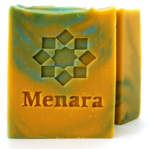 Energia: lemongrass and mint luxurious body soap