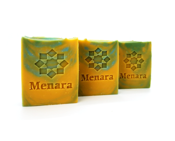 Energia: lemongrass and mint luxurious body soap